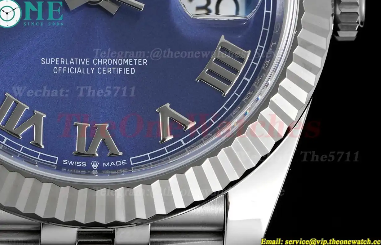 Datejust 126334 41mm Jub SS SS Blue Rmn Clean SH3235