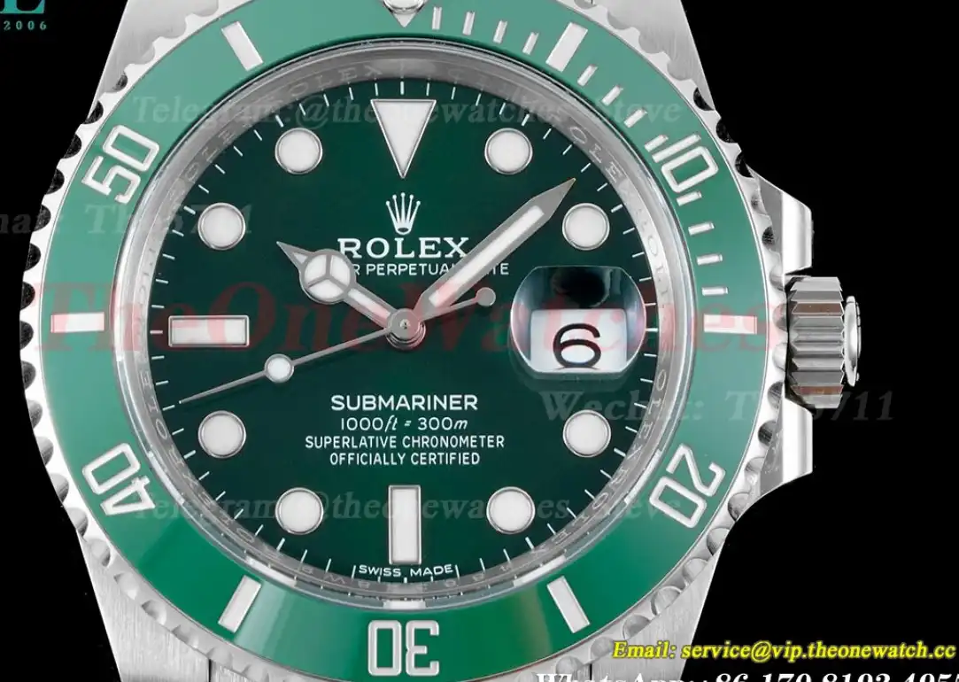 Submariner 116610LV Hulk 40mm SS SS Green Dial Clean VS3135