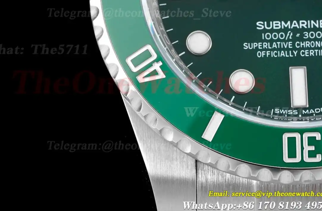 Submariner 116610LV Hulk 40mm SS SS Green Dial Clean VS3135