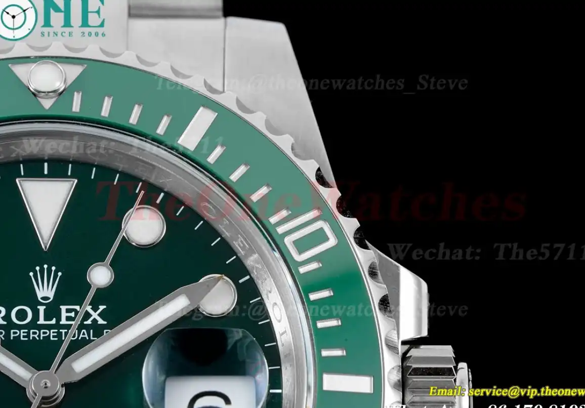 Submariner 116610LV Hulk 40mm SS SS Green Dial Clean VS3135