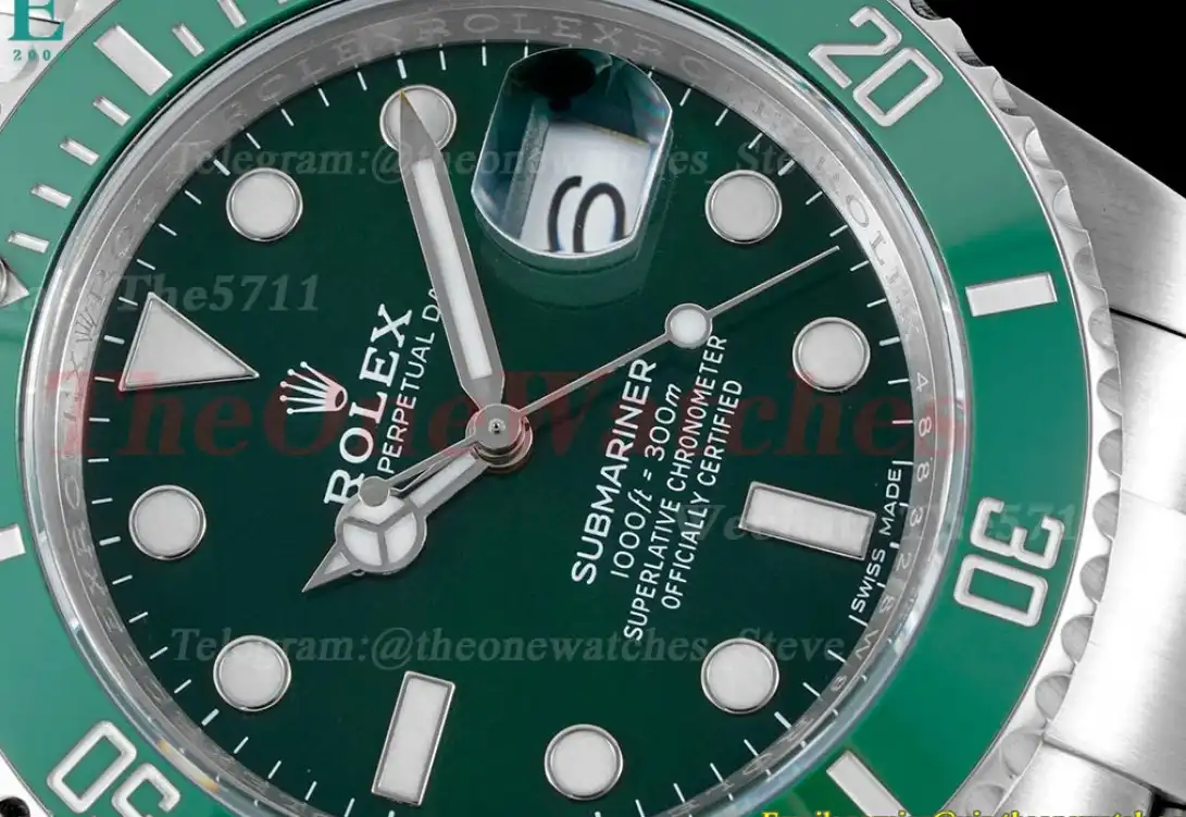 Submariner 116610LV Hulk 40mm SS SS Green Dial Clean VS3135