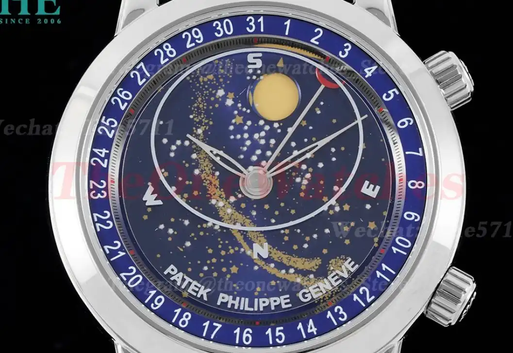 Celestial Sky Moon Date SS LE Blue Dial TWF A240