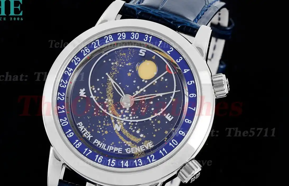 Celestial Sky Moon Date SS LE Blue Dial TWF A240