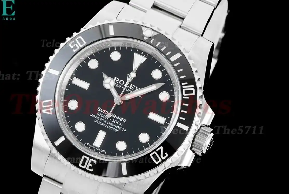 Submariner No Date 114060 40mm ceramic 904L Clean VS3130