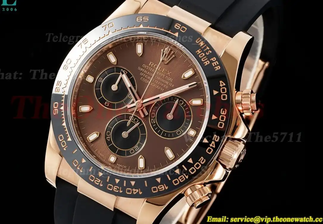 Daytona 116515 40mm RG RU Chocolate Dial ZF SH4130 (Tungsten Heavy Version)