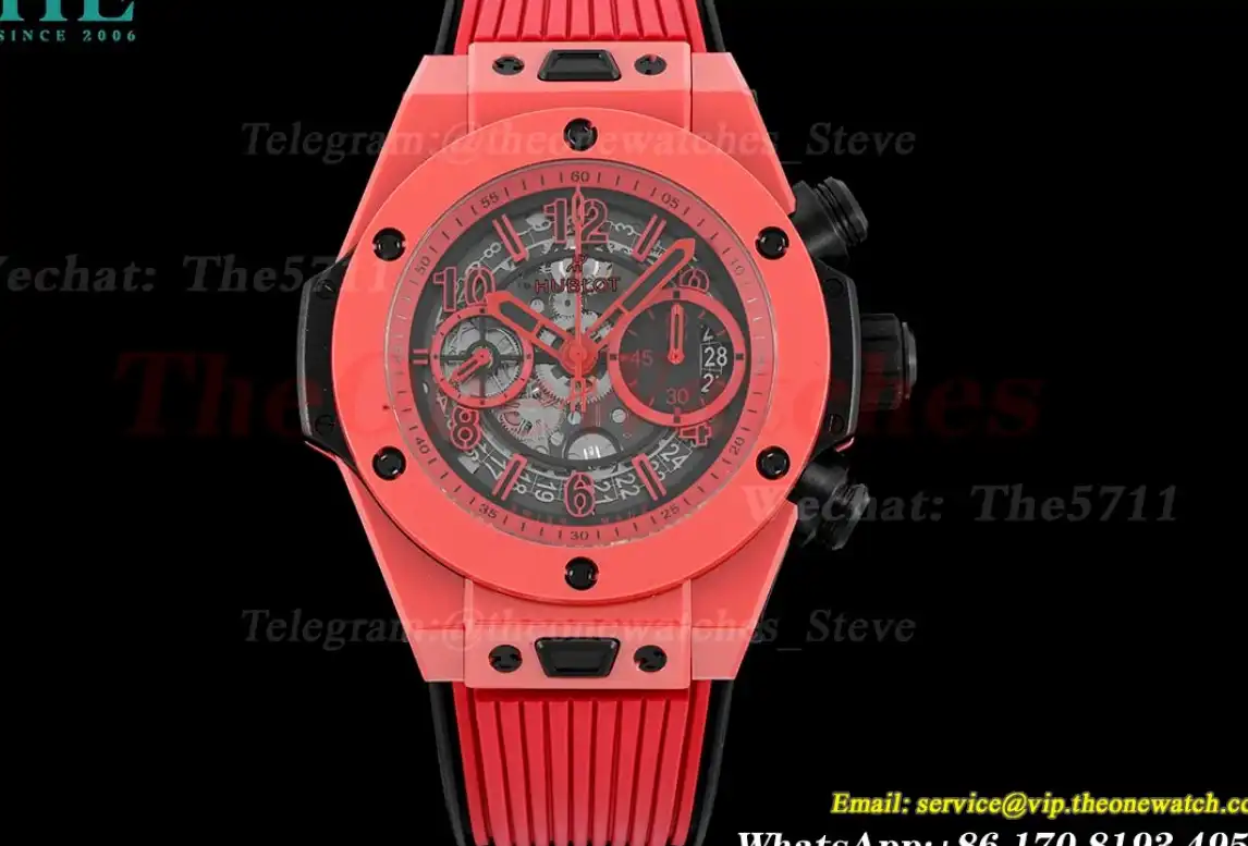 Big Bang Unico Red Magic Ceramic 42mm Seketon Num BBF HUB1280