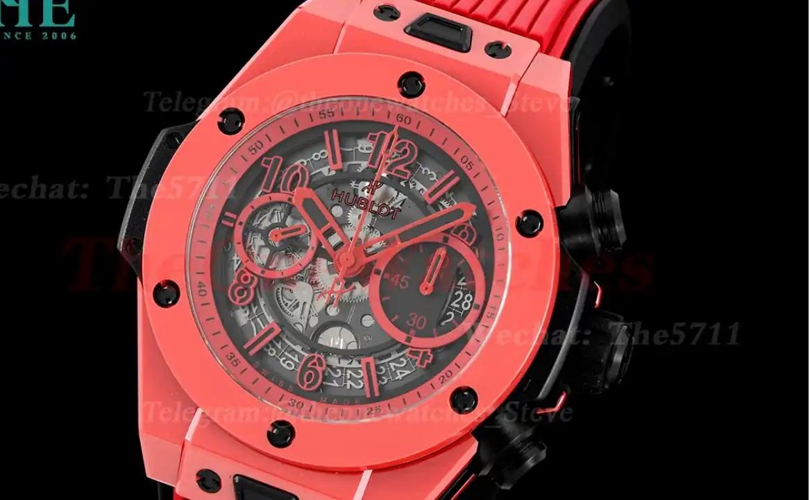 Big Bang Unico Red Magic Ceramic 42mm Seketon Num BBF HUB1280