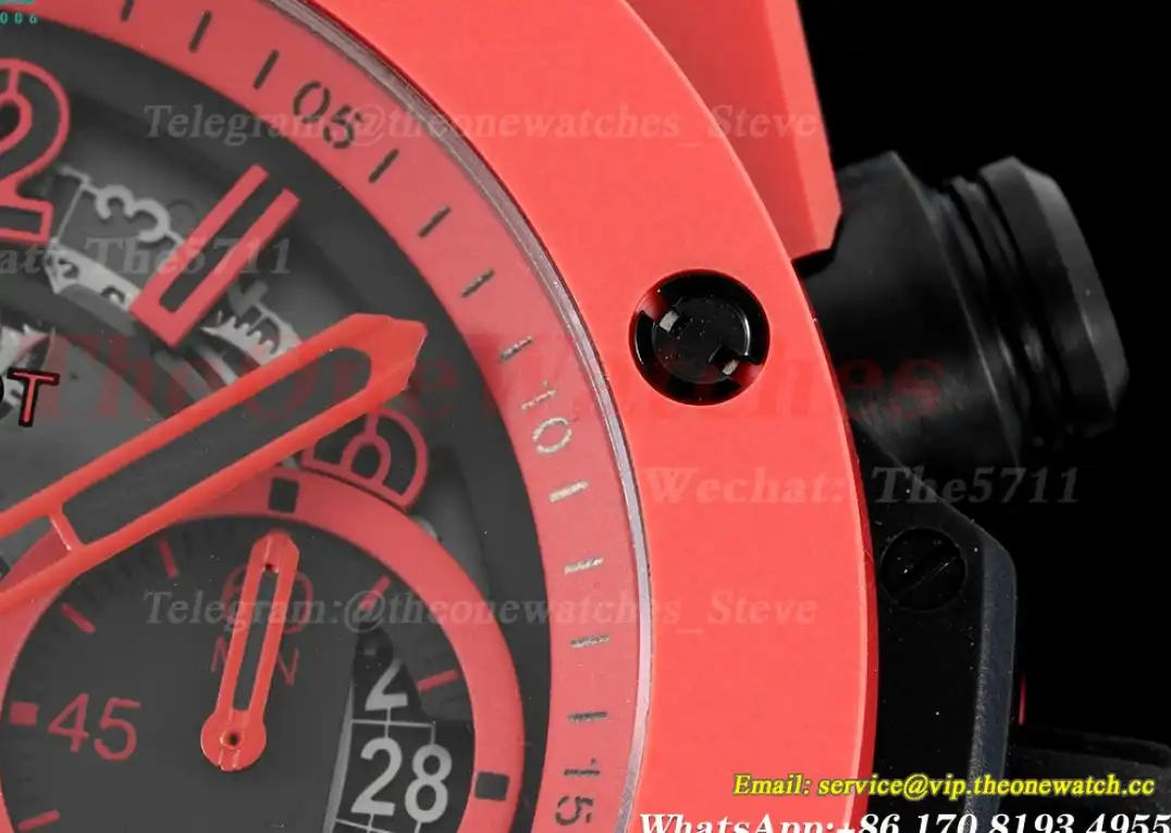 Big Bang Unico Red Magic Ceramic 42mm Seketon Num BBF HUB1280