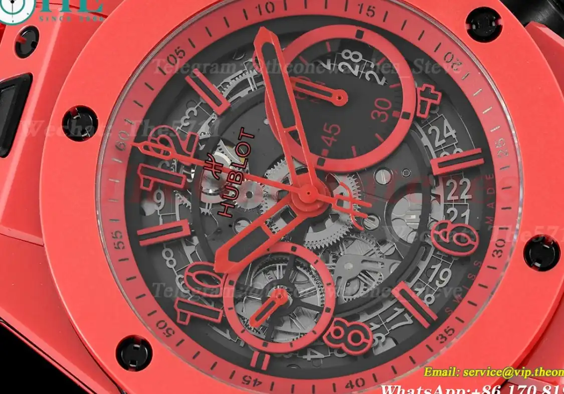 Big Bang Unico Red Magic Ceramic 42mm Seketon Num BBF HUB1280