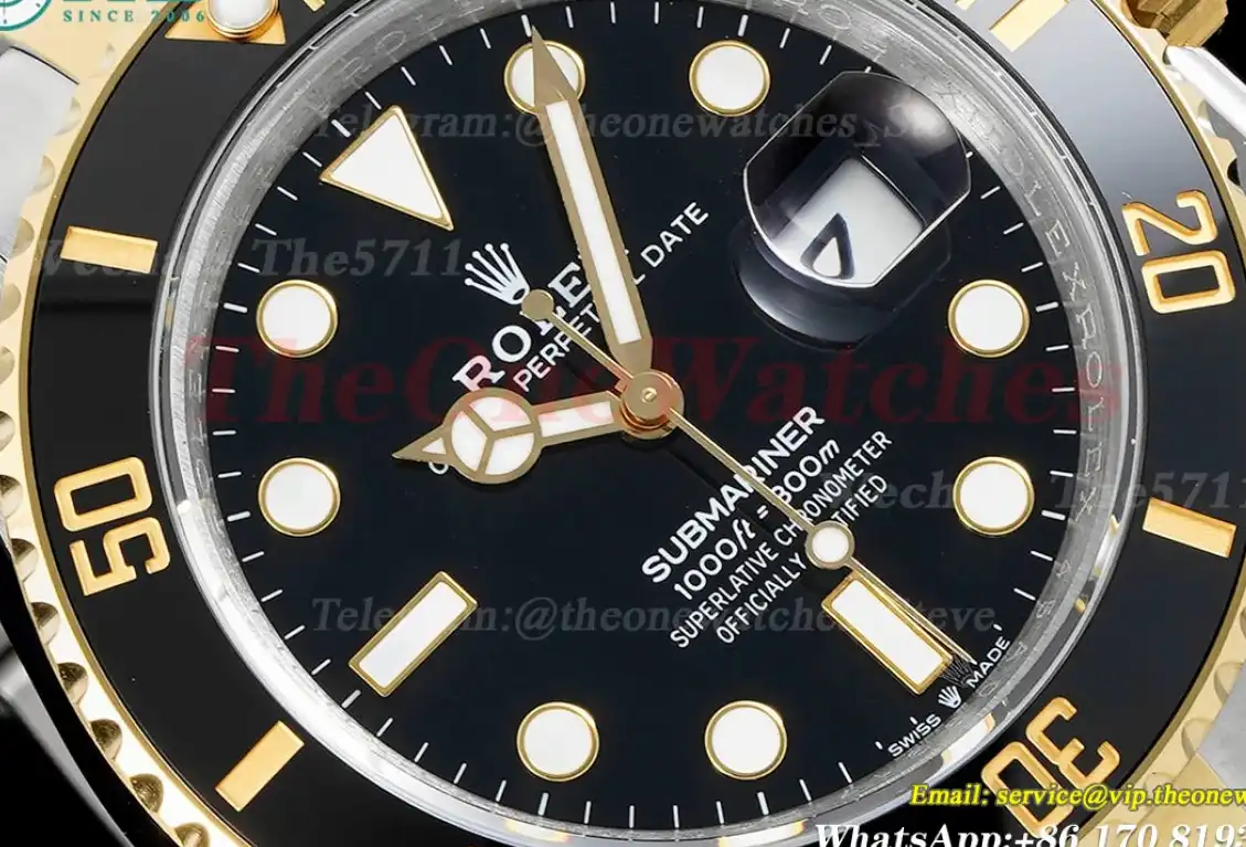 Submariner 126613LN 41mm SS YG Black Stk GMF V2 VR3235