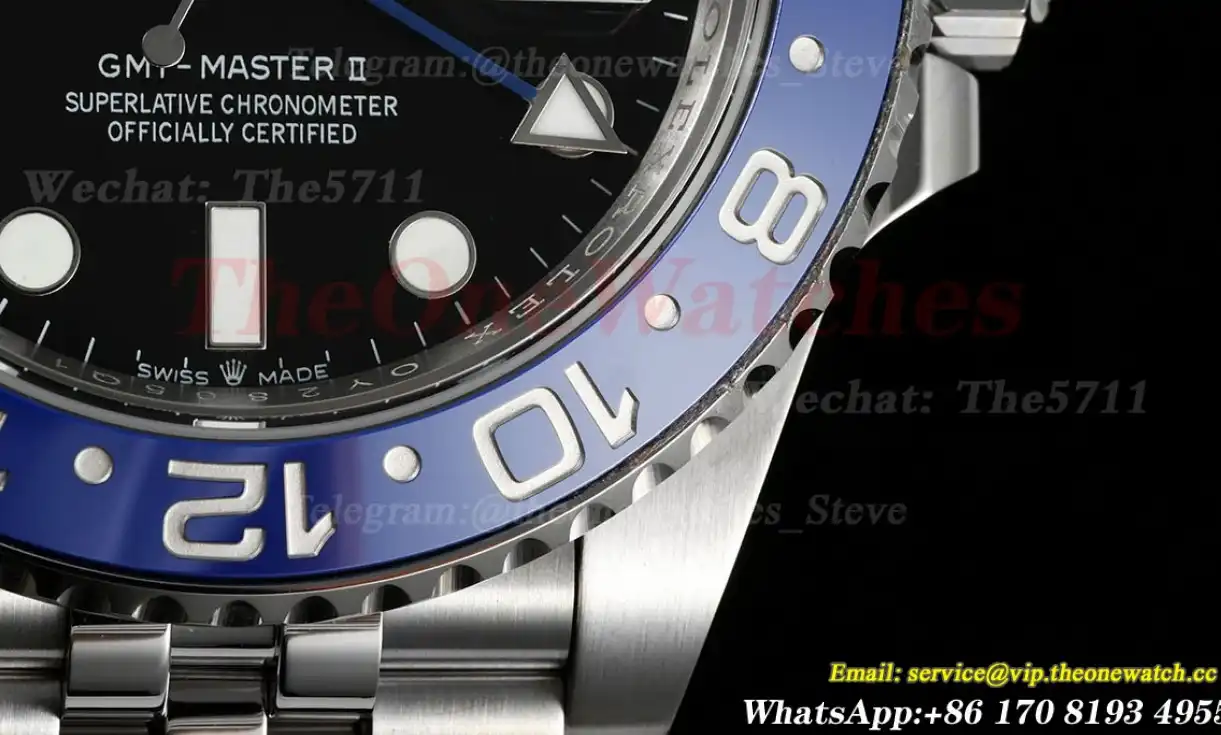 GMT Master II 126710 Batgirl Jub 40mm SS SS Black Dial THBF SH3285