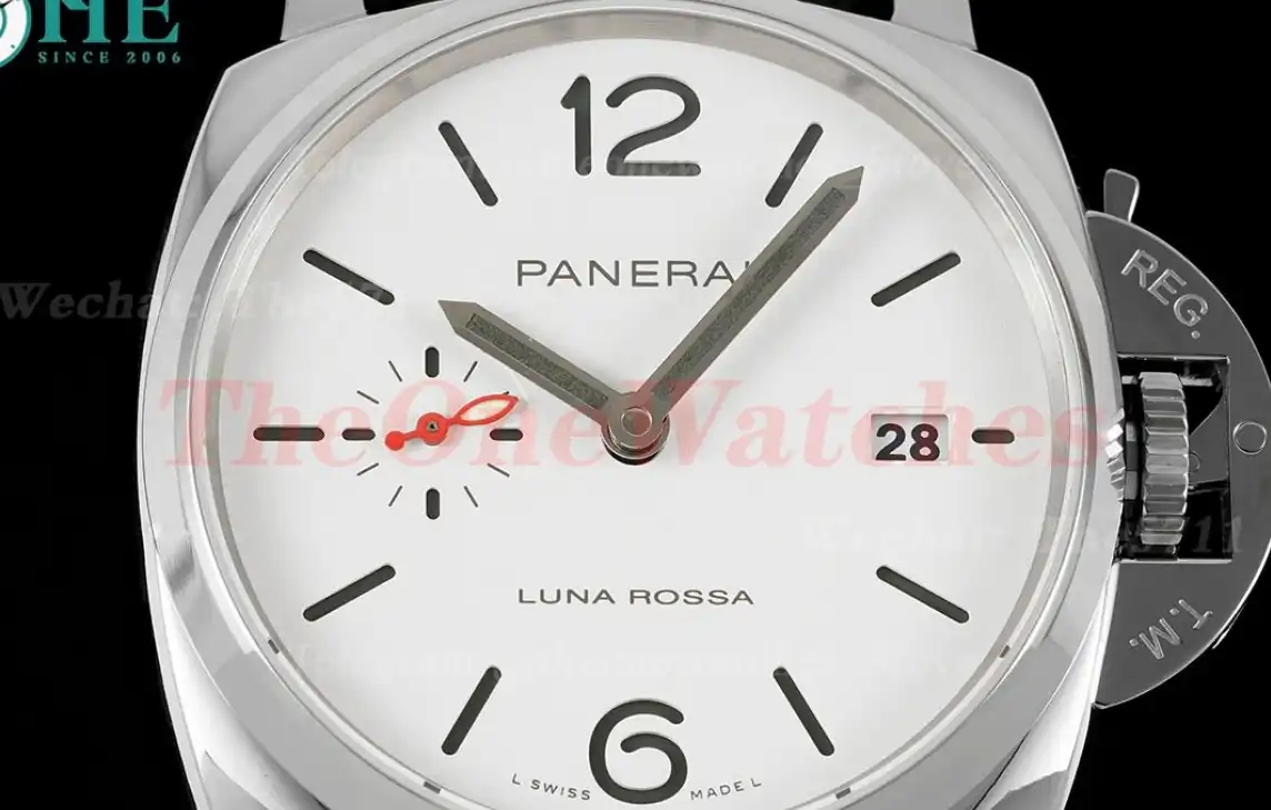 Luminor Due PAM1381 Luna Rossa 42mm SS RU White Dial VSF P900