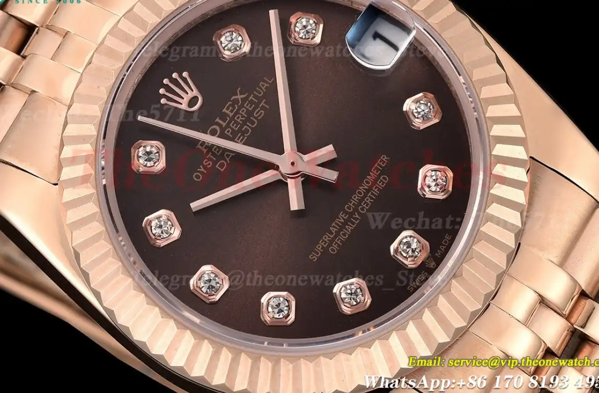 Datejust 31mm RG RG Brown Dia GDF MY8215