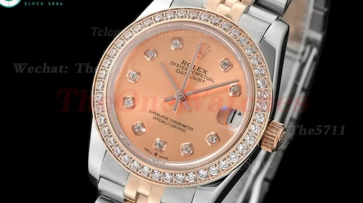 Datejust 28mm Dia RG SS Rose Gold Dia GDF MY8215