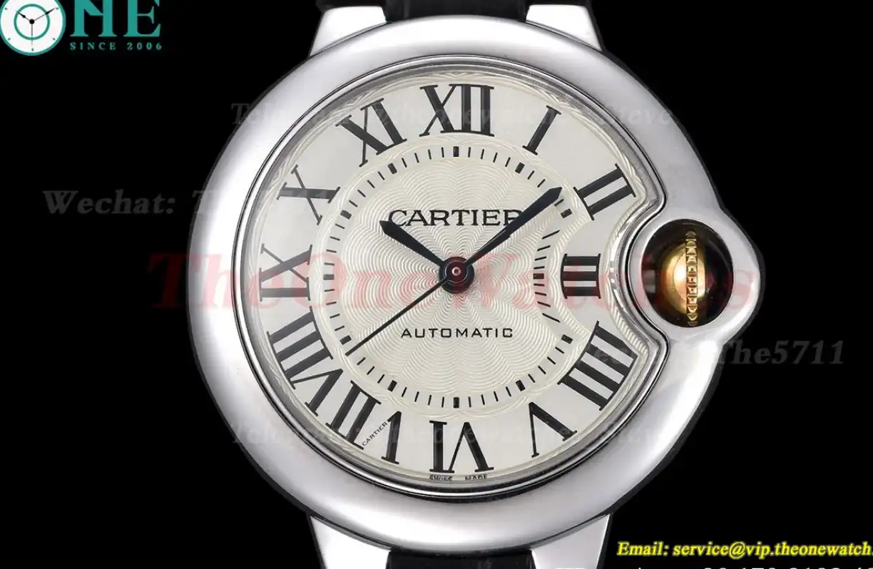 Ballon Bleu De Cartier 33mm SS LE White Rmn GDF NH05