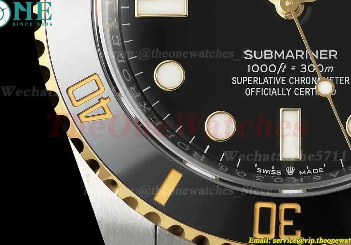 Submariner 126613LN 41mm SS YG Black Dot EWEF A3235