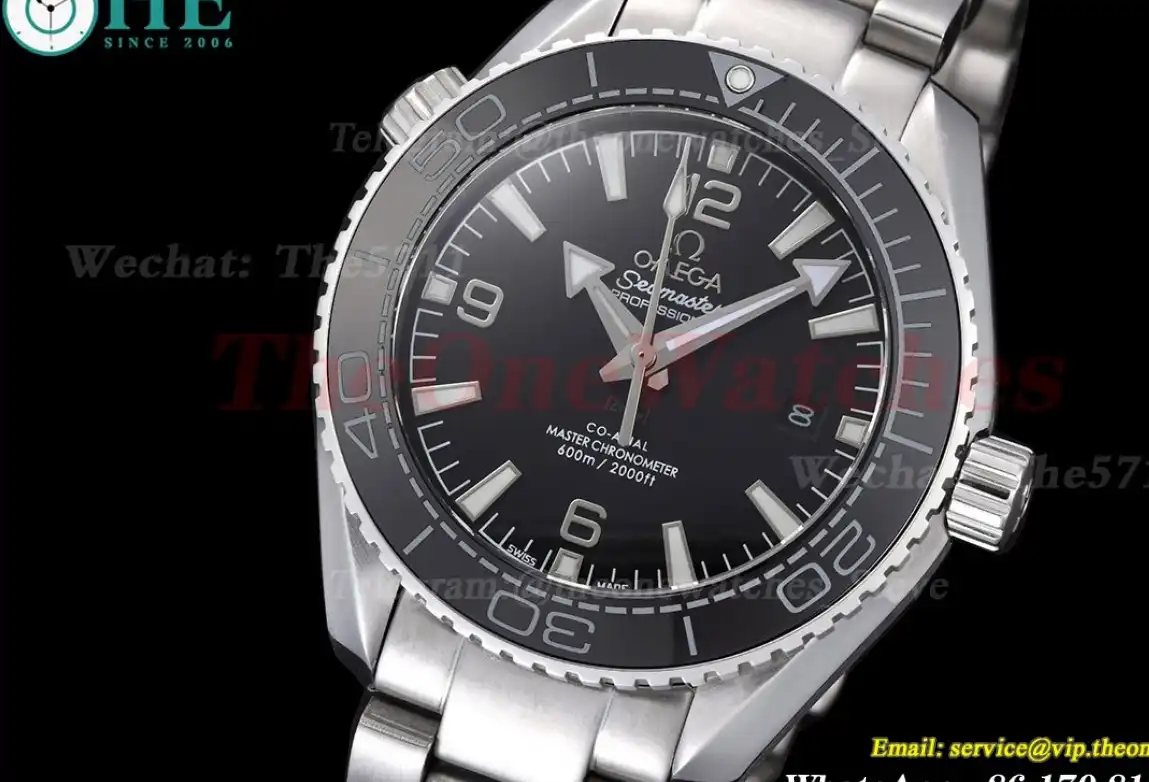 Seamaster 600m 43mm SS SS Black Dial GDF MY8215