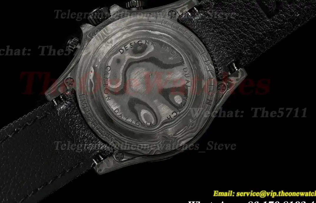 Daytona Diw 40mm Black Carbon NY Skeleton Dial N6F DD4801