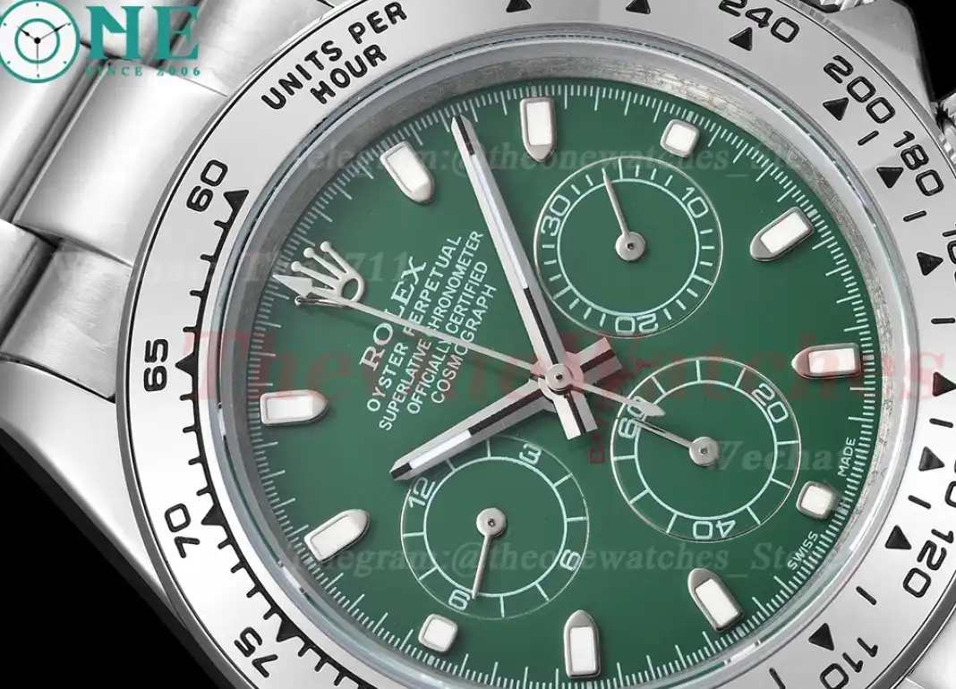 Daytona 40mm SS SS GreenDial GDF A3836