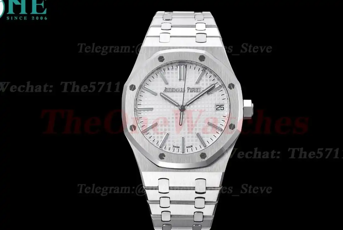 Royal Oak 41mm 15510 SS SS White MPF A4302