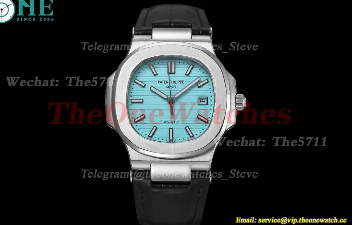 Nautilus 40mm SS LE Tiffany Blue Textured Dial GDF MY8215