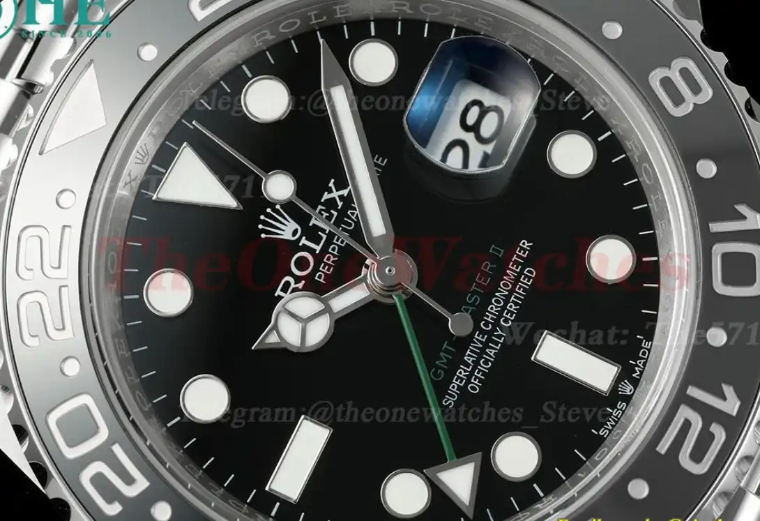 GMT Master II 126710 Bruce Wayne Jub 40mm SS SS Black Dial THBF SH3285