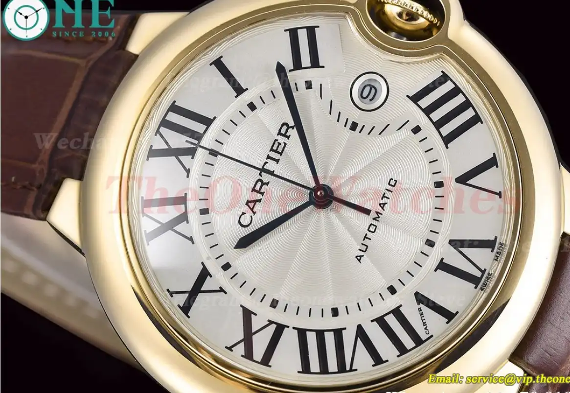 Ballon Bleu De Cartier 42mm YG LE White Dial GDF MY8215