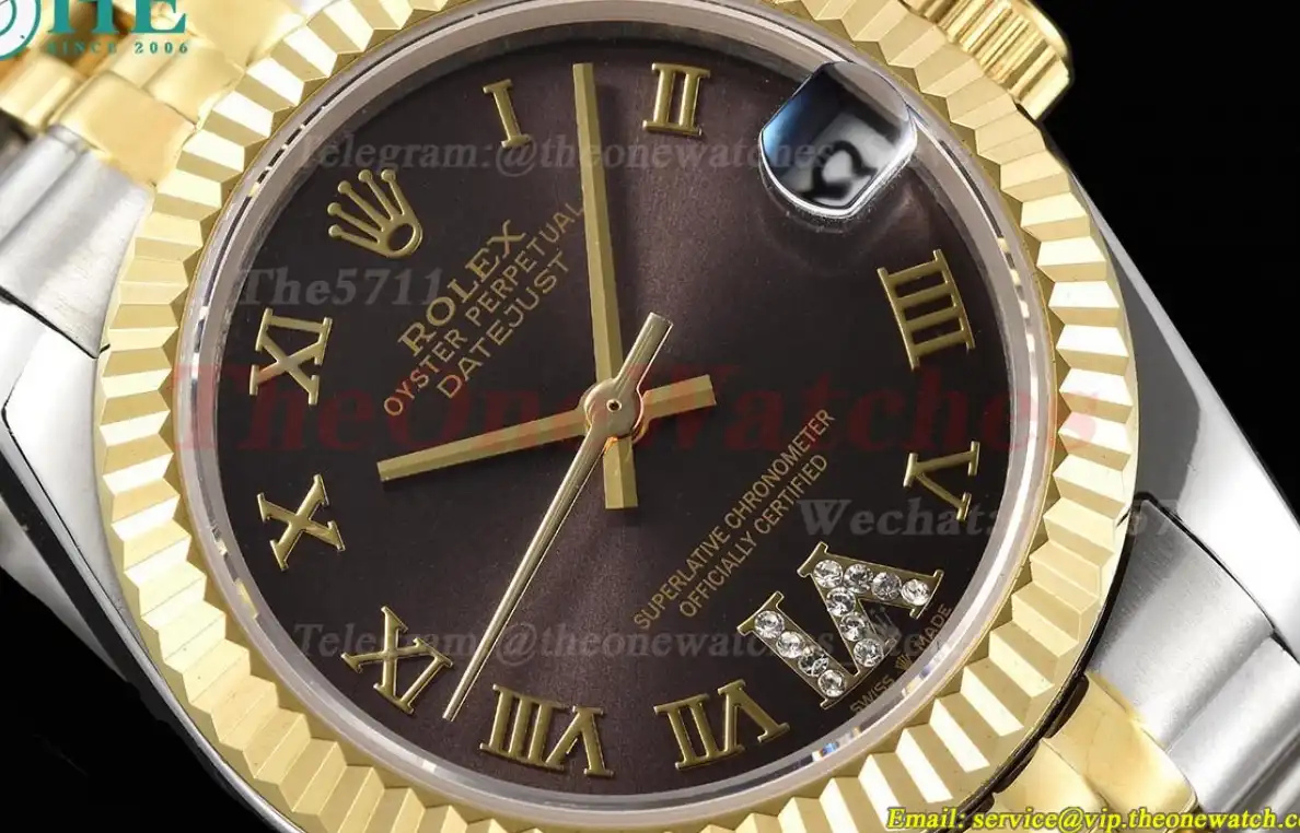 Datejust 31mm 278273 YG SS Brown Rmn GDF MY8215