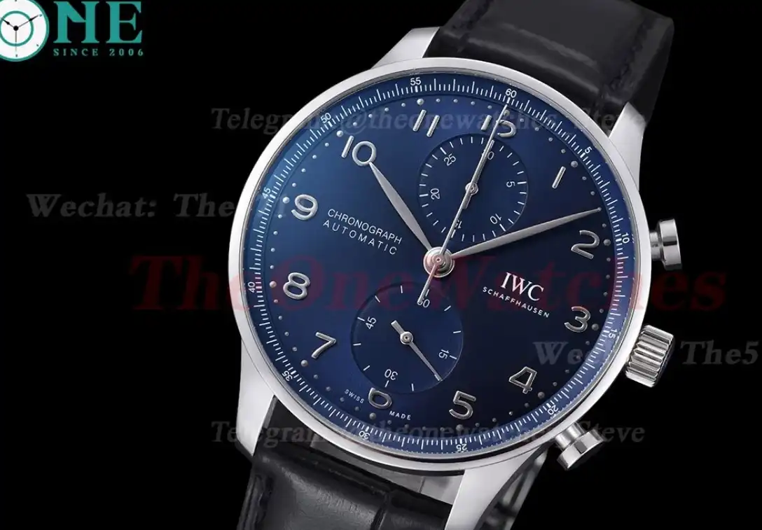 Portugieser Chrono IW371606 41mm SS LE Blue Num ZF A69355