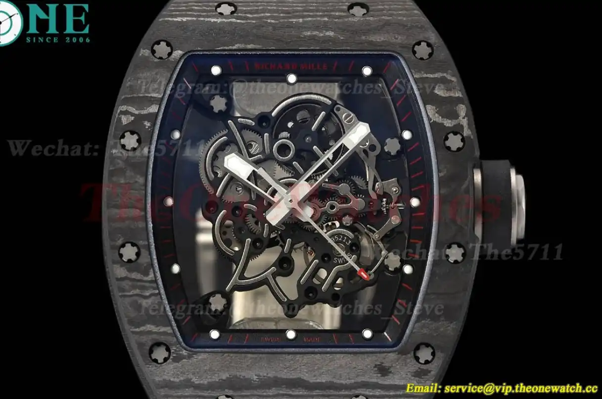 RM055 Black NTPT RU Skeleton Dial APS RMUL2 Super Clone