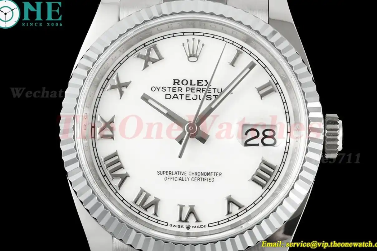 Datejust 126234 36mm Jub SS SS White Rmn JQF VR3235