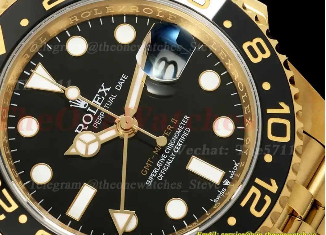 GMT Master II 126718 Jub 40mm YG YG Black Dial EWEF V2 SH3285