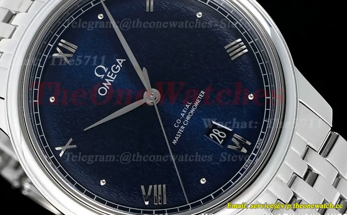 De Ville Prestige Man's 40mm SS SS Blue Dial VSF A8800