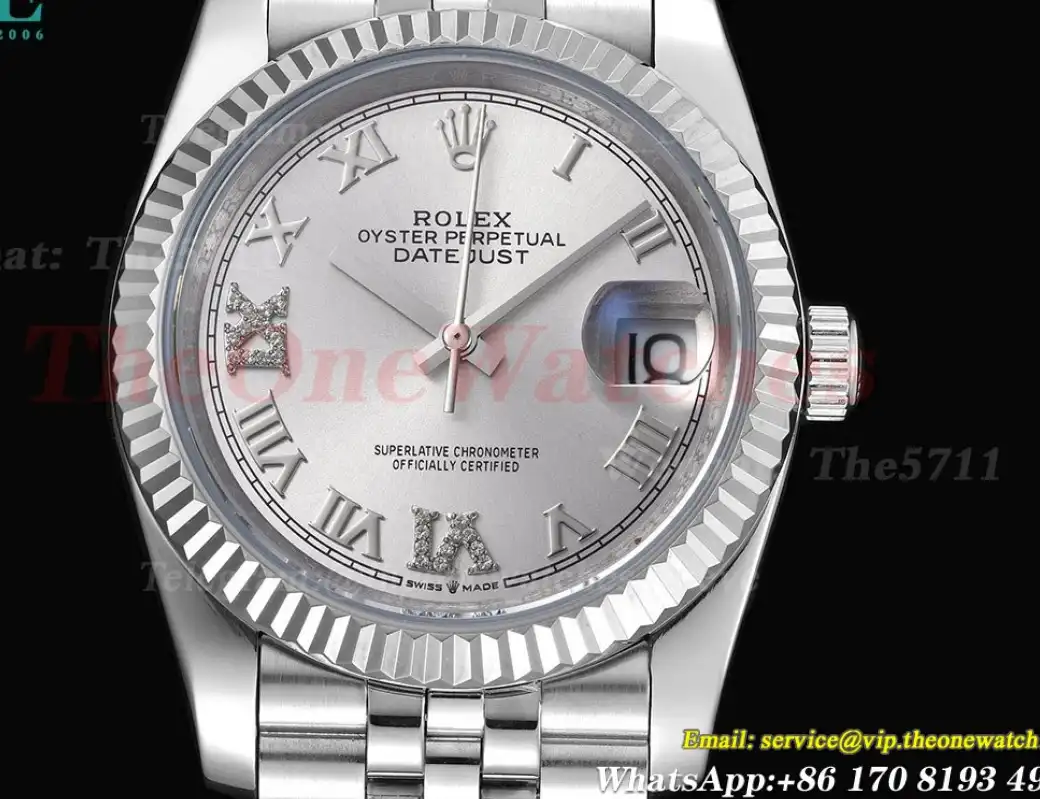 Datejust 126234 36mm Jub SS SS Silver Rmn GDF MY8215