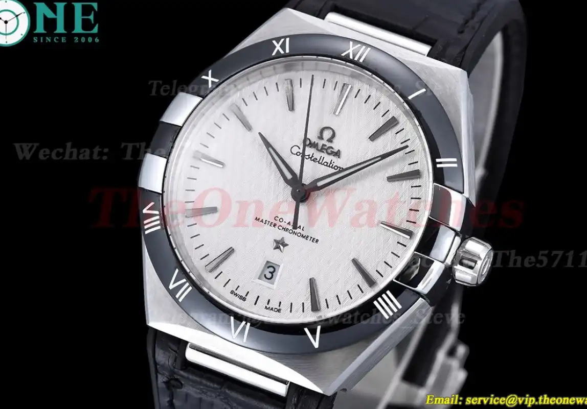 Constellation 41mm Cer SS LE White Dial GDF MY8215