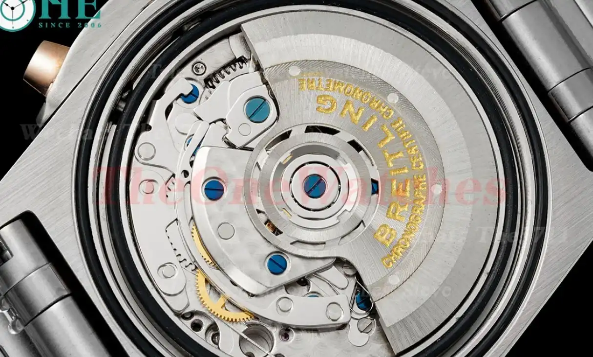 Chronomat B01 42MM RG SS Silver Stk TF A7750