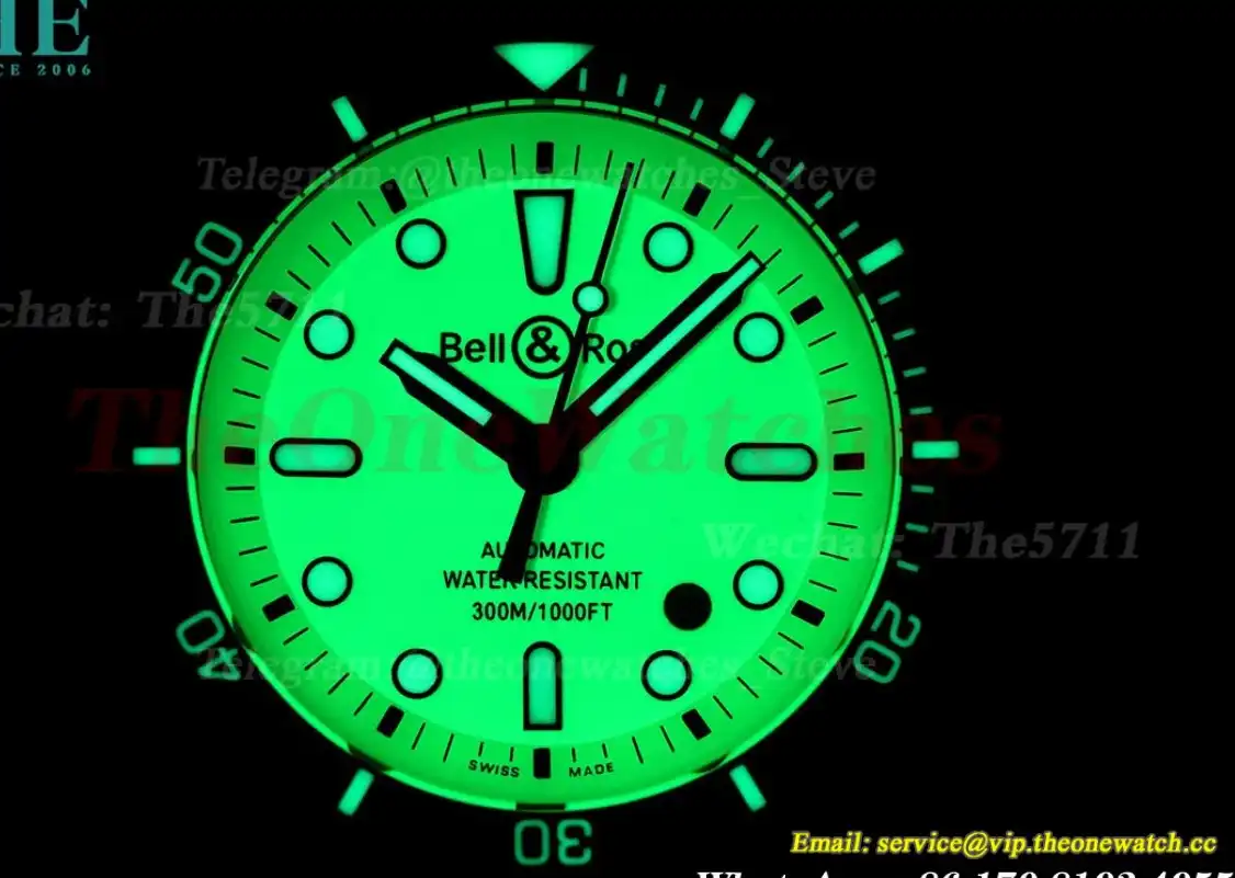 BR03 42mm Cer RU Green Dial M+F A2892