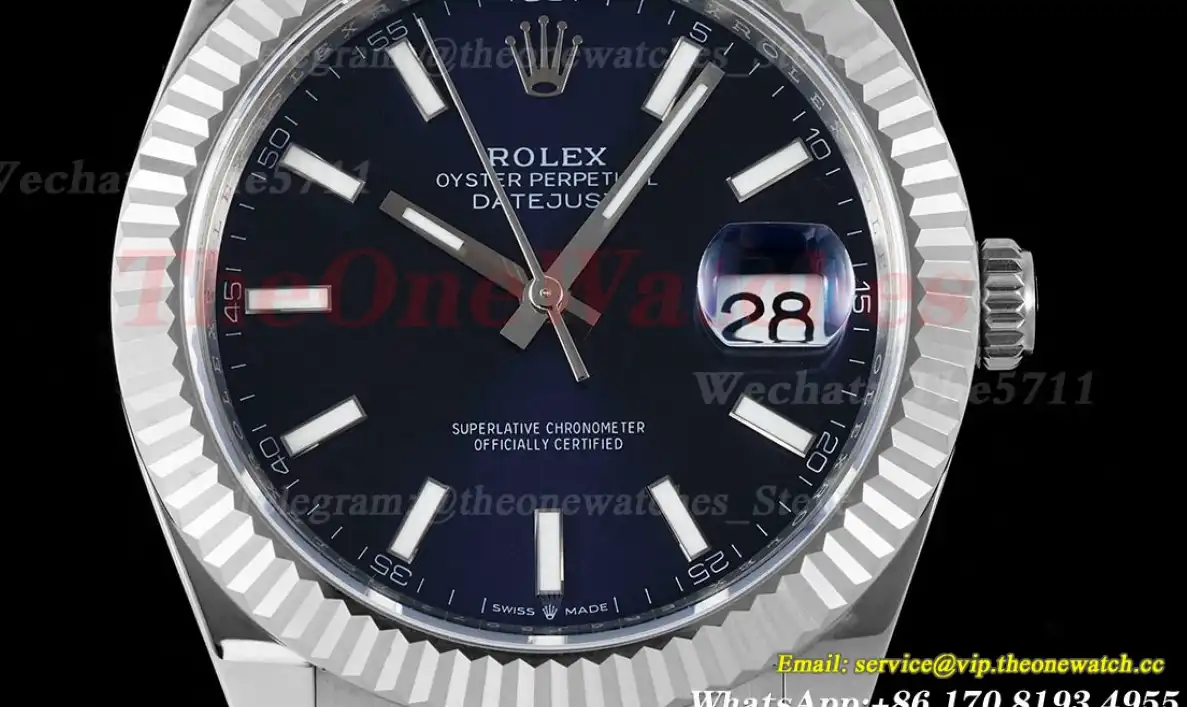 Datejust 126334 41mm SS SS Blue Stk EWEF A3235