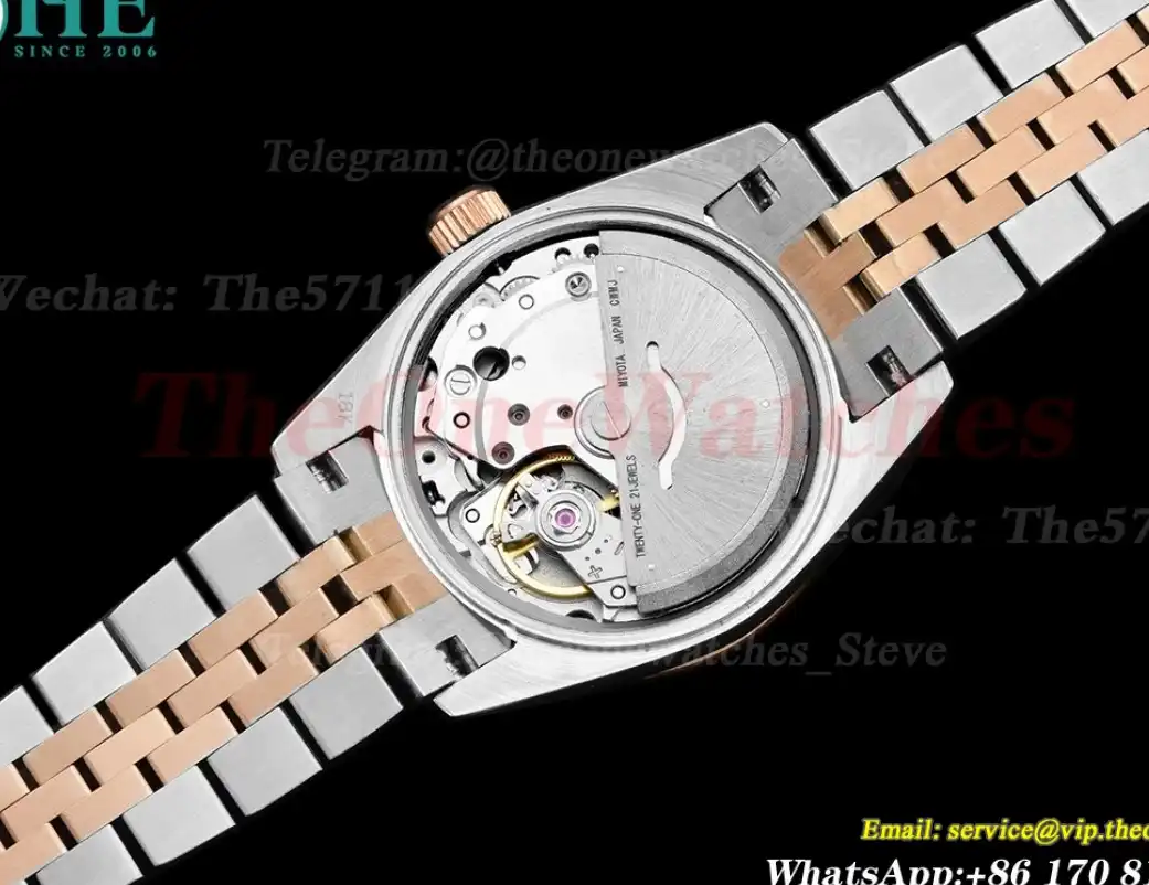 Datejust 28mm RG SS Rose White Rmn GDF MY8215