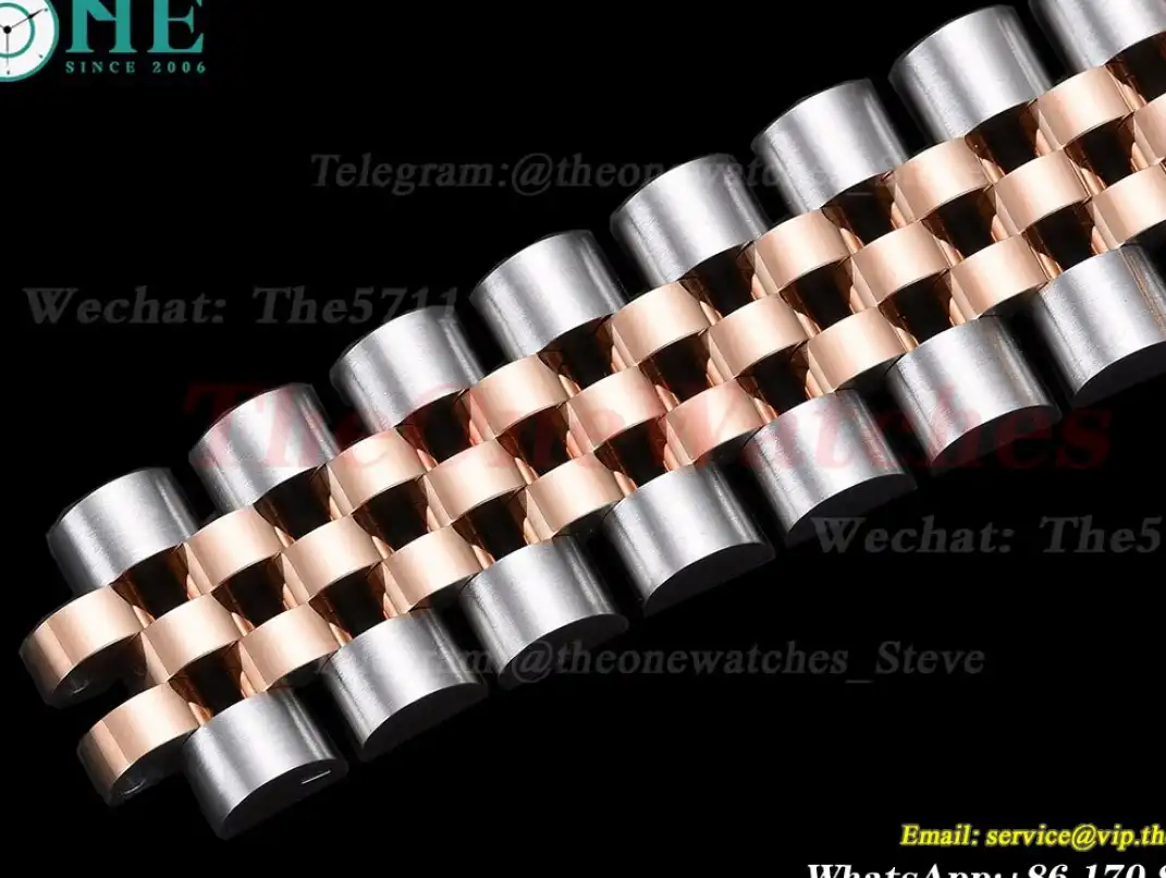 Datejust Ladies 31mm Jubilee RG SS Black Rmn WF A2671