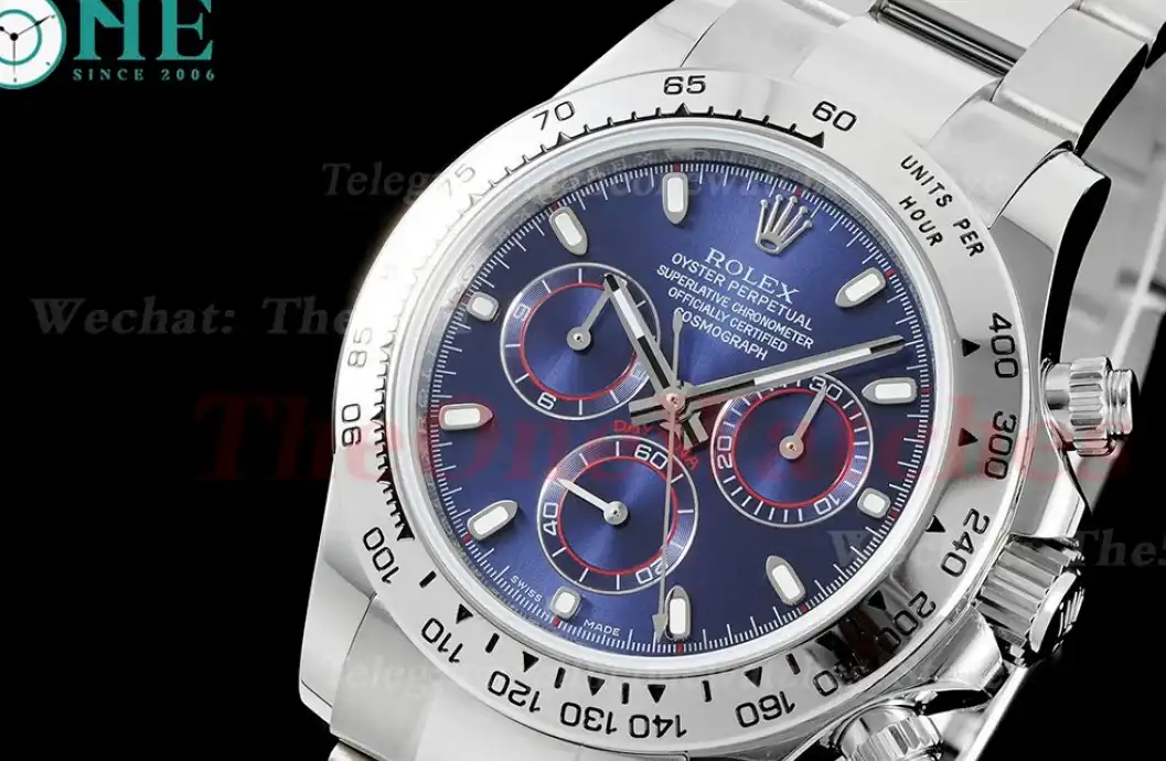 Daytona 116509 40mm SS SS Blue Dial OMF A7750