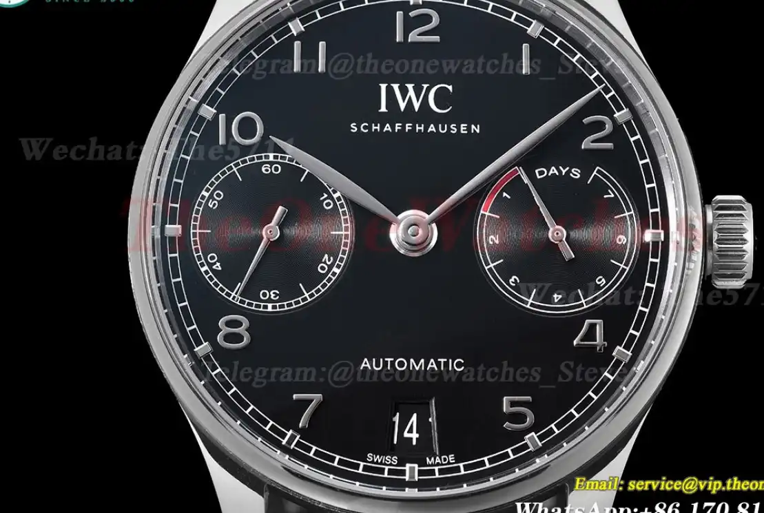 Portugieser 7 Days 42mm SS LE Black Dial ZF V5 A52010