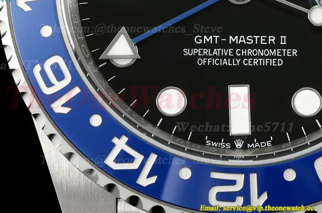 GMT Master II 126710 Batgirl Jub 40mm SS SS Black Dial EWEF V2 SH3285