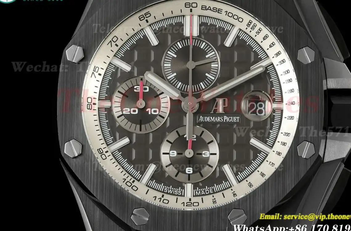 Royal Oak Offshore 26400IO 44mm Cer RU Grey Dial TKF A7750