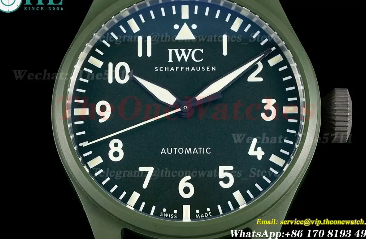 Big Pilot 43mm Woodland Cer NY Green Dial M+ 8N24