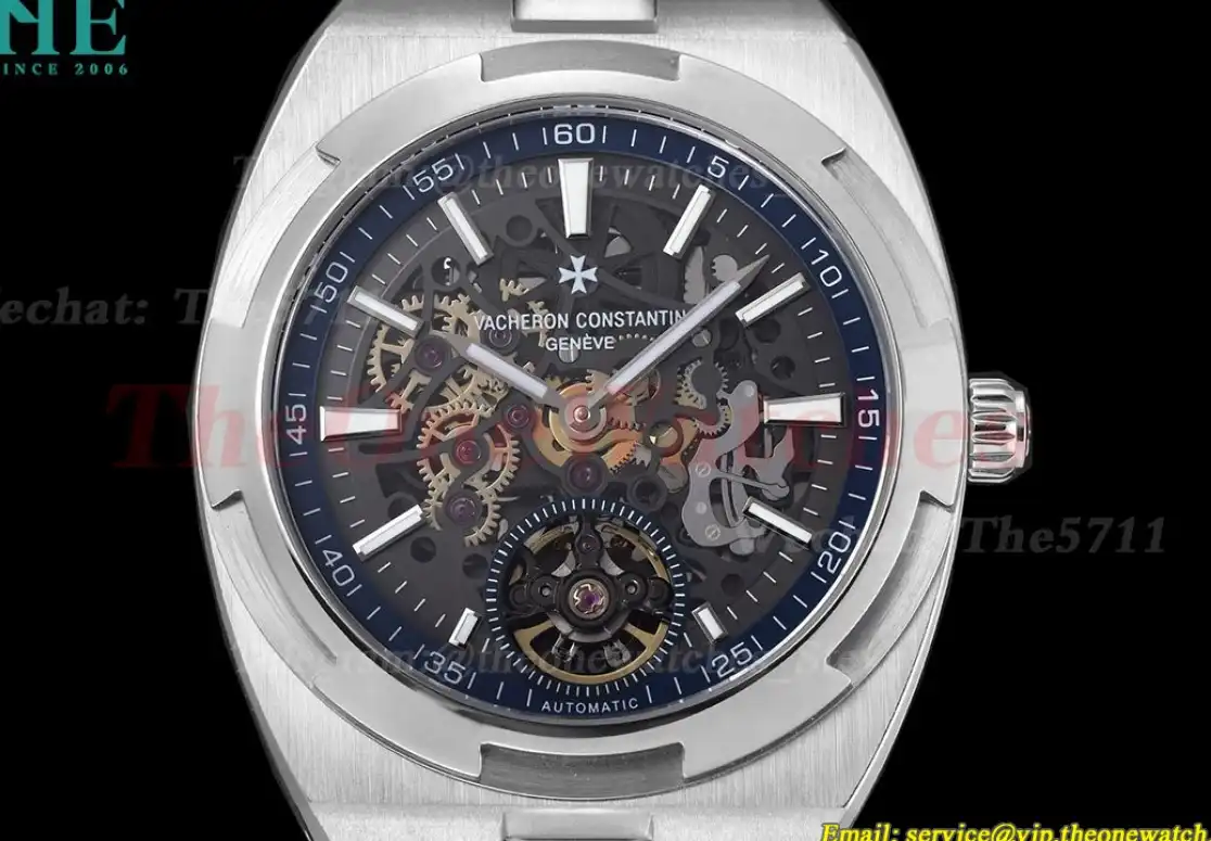 Overseas 6000V 41mm SS SS Skeleton Dial GDF A7500