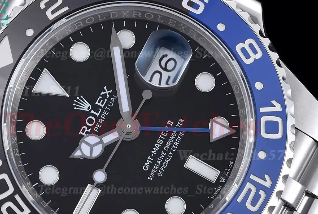 GMT Master II 126710 Batgirl Jub 40mm Black Blue EWF V2 VR3285