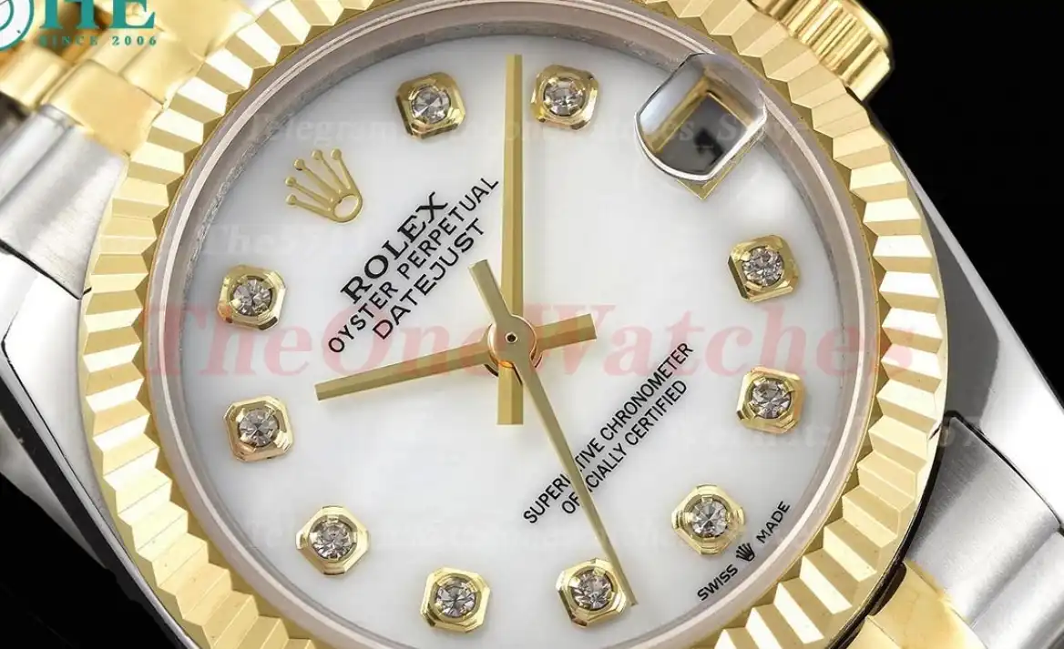 Datejust 31mm 278273 SS RG White Dia GDF MY8215