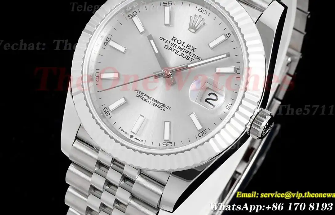 Datejust 126334 41mm Jub 904L SS SS Silver Stk ARF VR3235