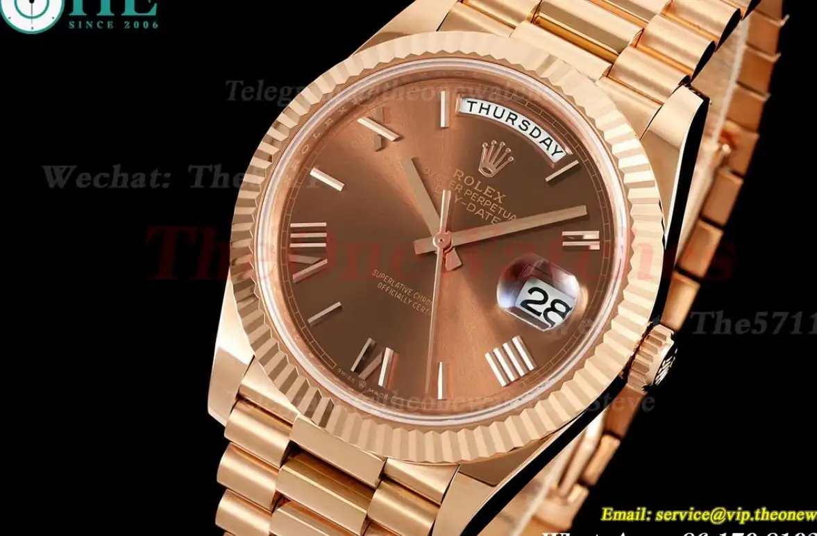 DayDate 228235 40mm RG RG Brown Rmn NOOB A2836(Gain Weight)